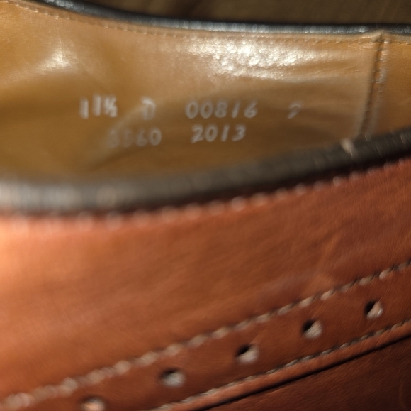 Allen Edmonds 11.5 D Kingsley Made in USA Dress Shoe